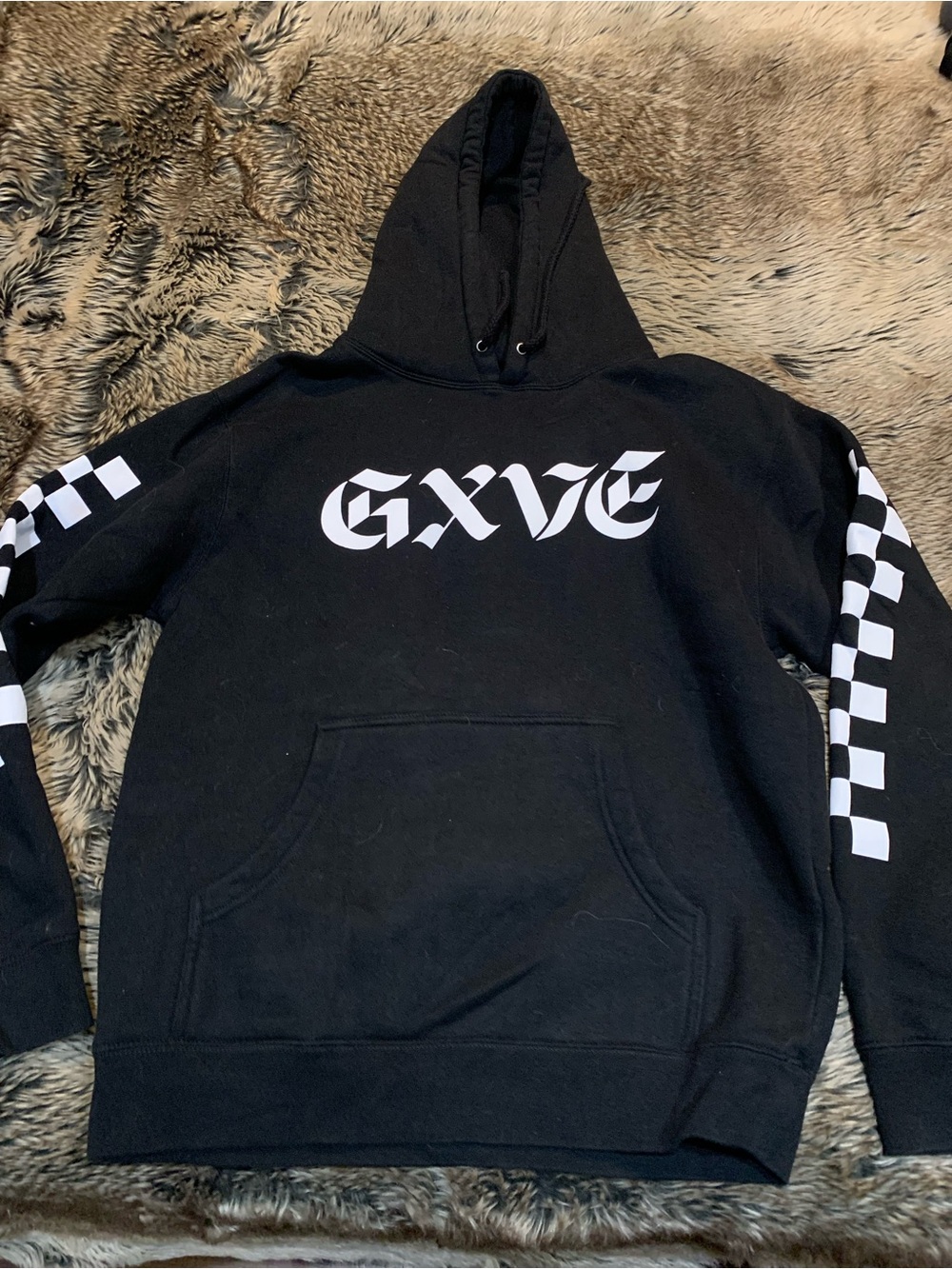 GXVE Pullover  Hoodie Sweatshirt Black Gwen Stefani Beauty Lux Size S